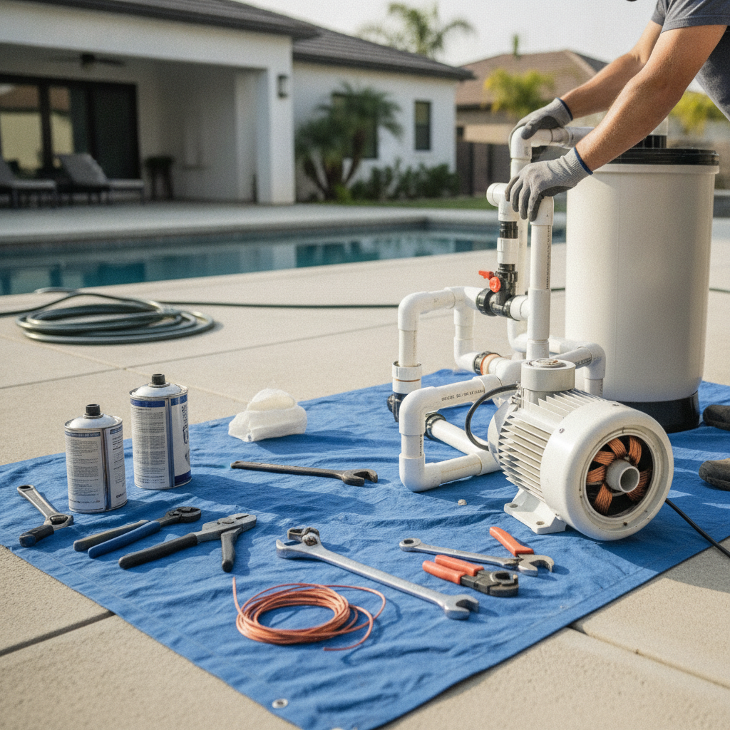 Pool Equipment Repair in Fontana
